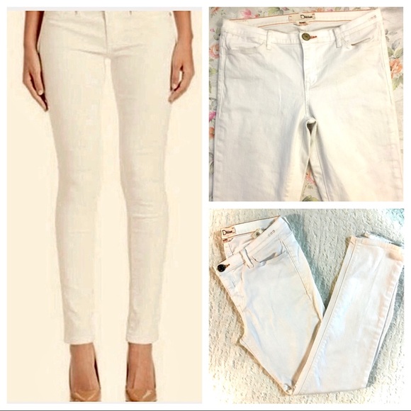 VNTG Dittos Unique White Skinny Stiletto Ankle Jeans - Picture 1 of 11